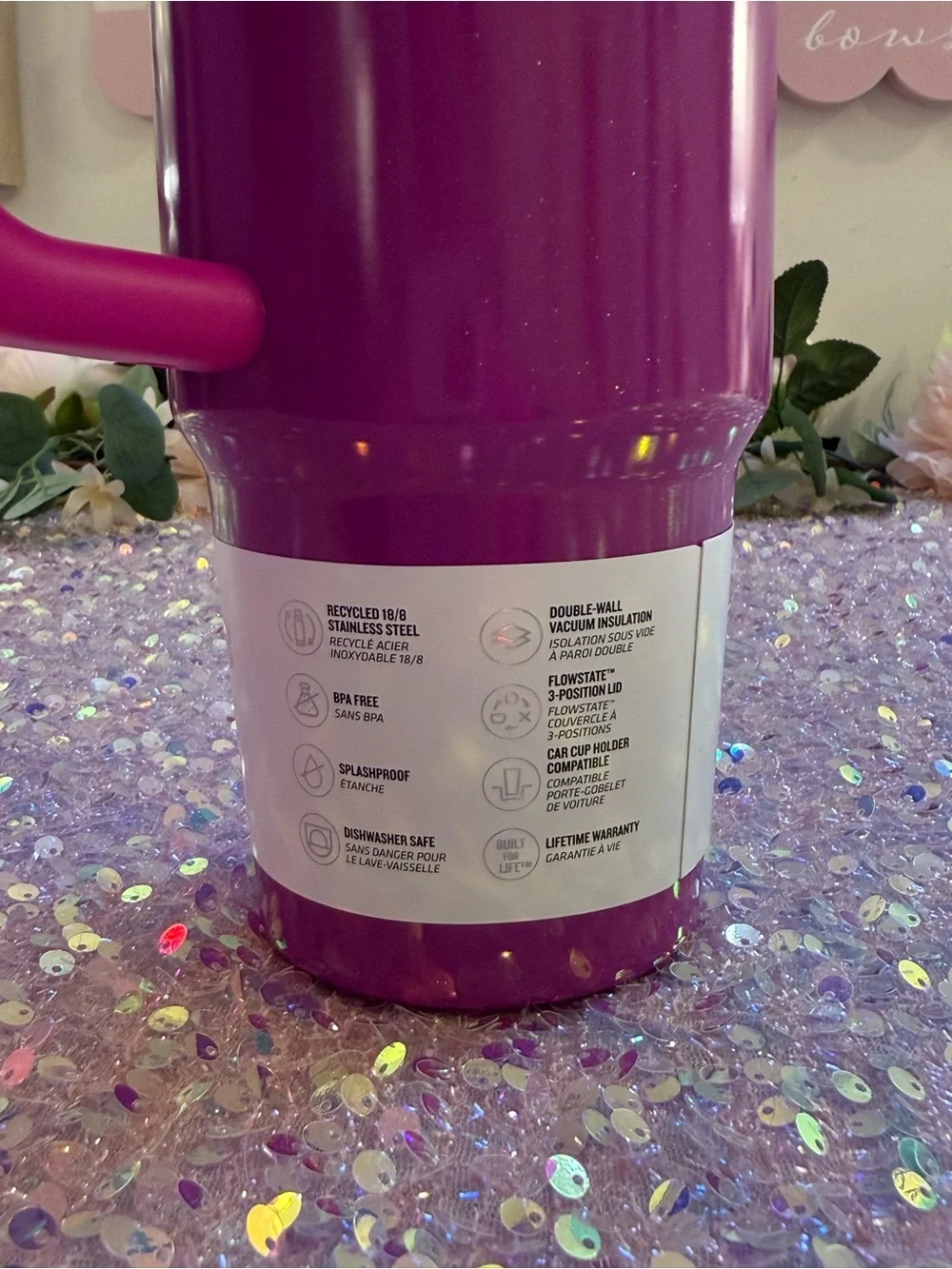 NWT Stanley 30oz Quencher H2.0 Tumbler in ‘Punch Shimmer’
